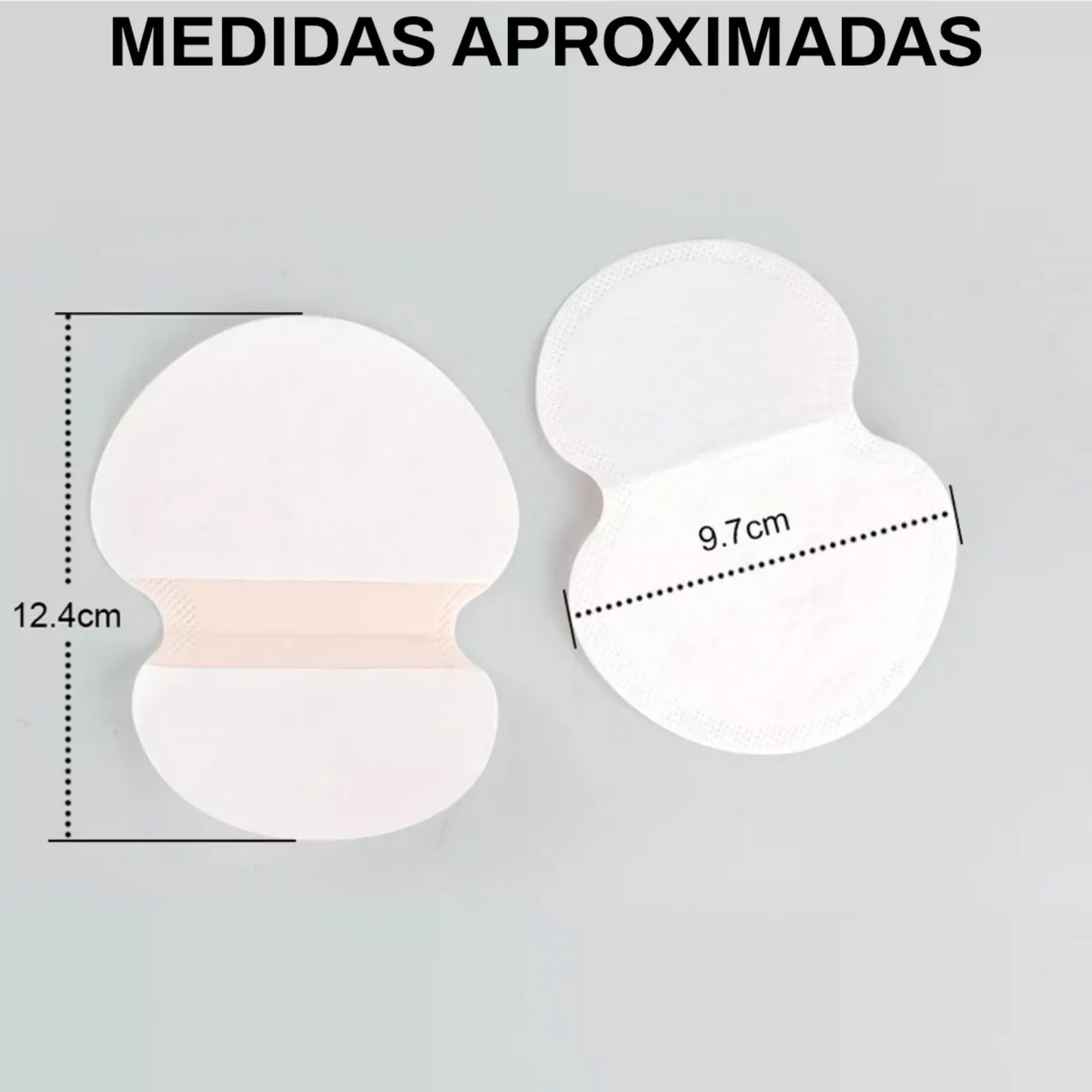 Almohadillas absorbentes para el sudor de axilas