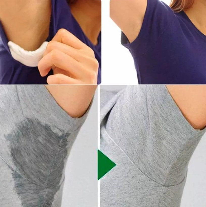 Almohadillas absorbentes para el sudor de axilas