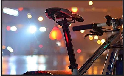 Luz Trasera LED Divertida para Bicicleta
