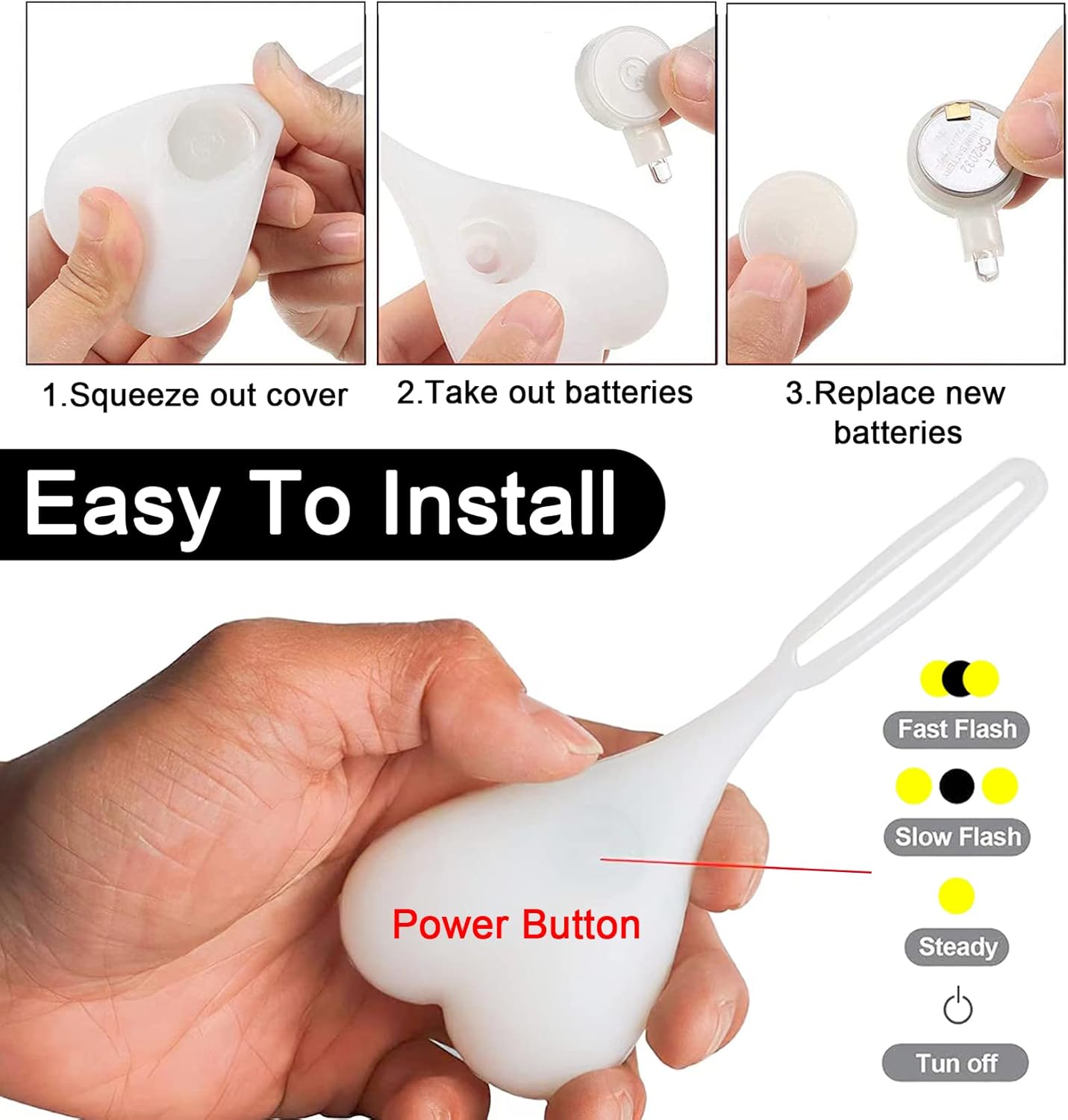 Luz Trasera LED Divertida para Bicicleta